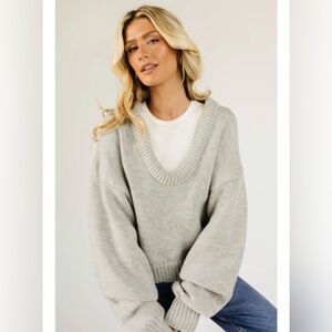 ZOCO BILLIE SWEATER // GREY S SOLD OUT!!!